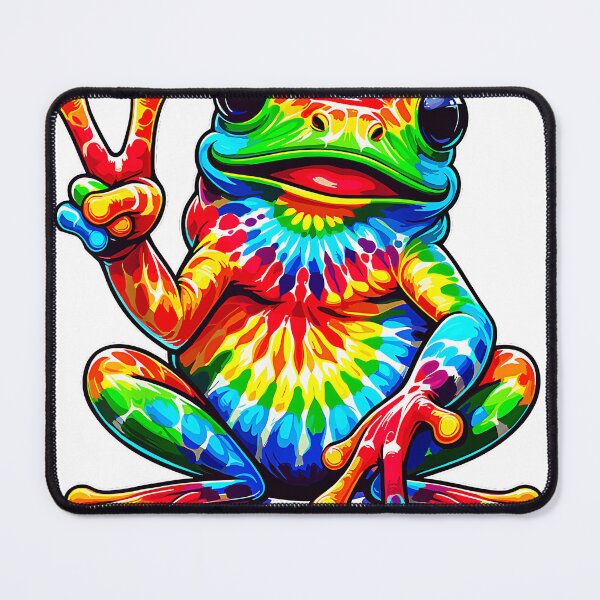 Item preview, frog Tie-dye designed and sold by DrysVRO.