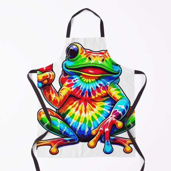 Item preview, frog Tie-dye designed and sold by DrysVRO.