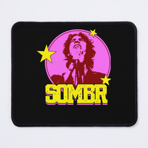 Item preview, Sombr Pink Circle Yellow Stars Poster designed and sold by Soorat.