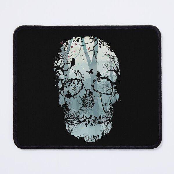 Item preview, The Forest Within: A Mystical Nature Skull designed and sold by Shopeon Designs.