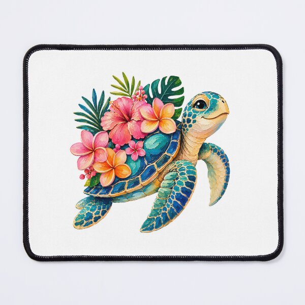 Item preview, Colorful Floral Turtle Design designed and sold by VenTolkOnly.