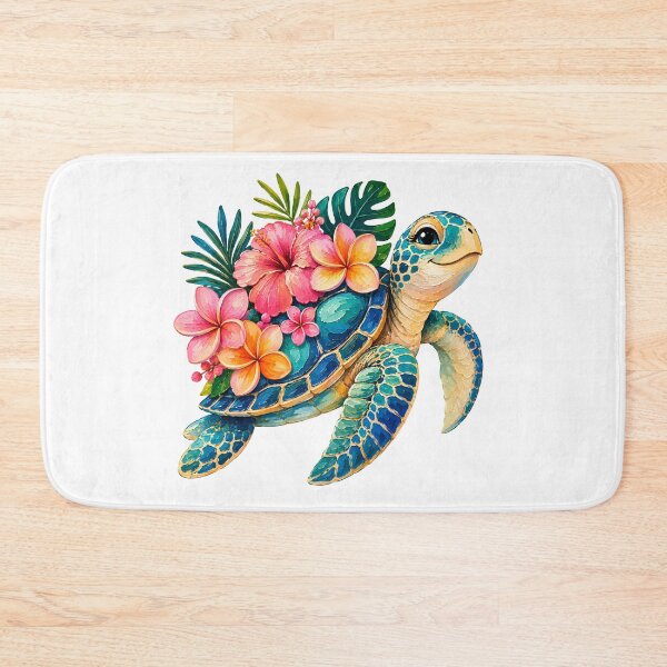 Item preview, Colorful Floral Turtle Design designed and sold by VenTolkOnly.