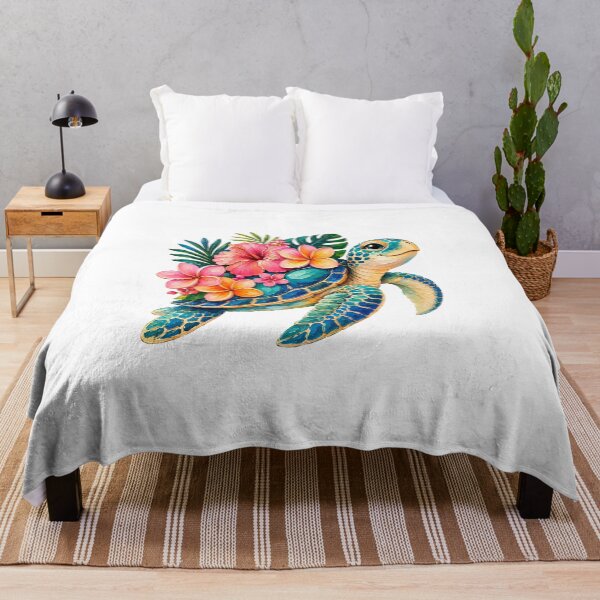 Item preview, Colorful Floral Turtle Design designed and sold by VenTolkOnly.
