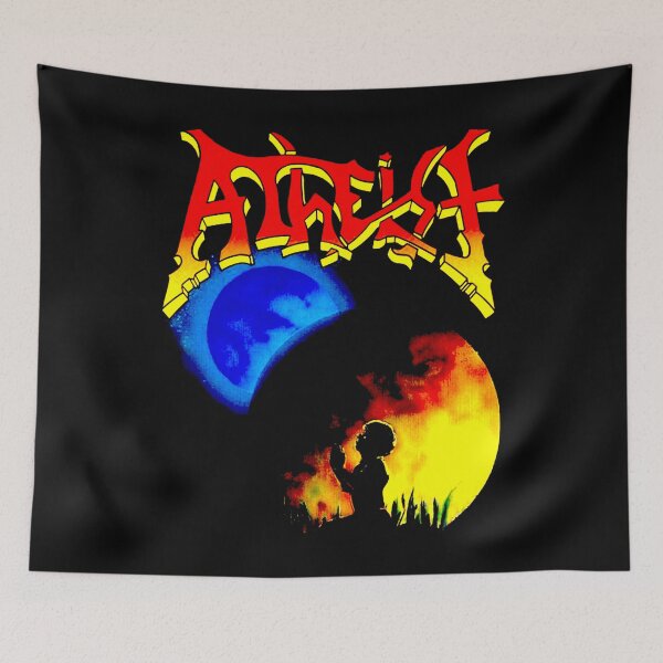 Item preview, Red Yellow Typography Progressive Metal Band designed and sold by nerdyygraphic.
