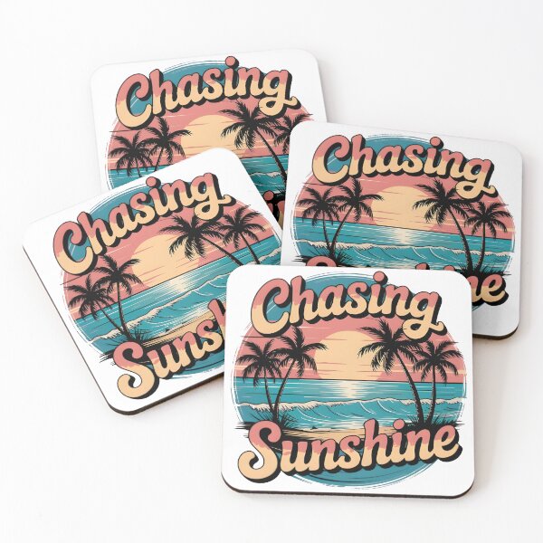 Item preview, Chasing Sunshine Retro Beach Sunset designed and sold by Awarrie.