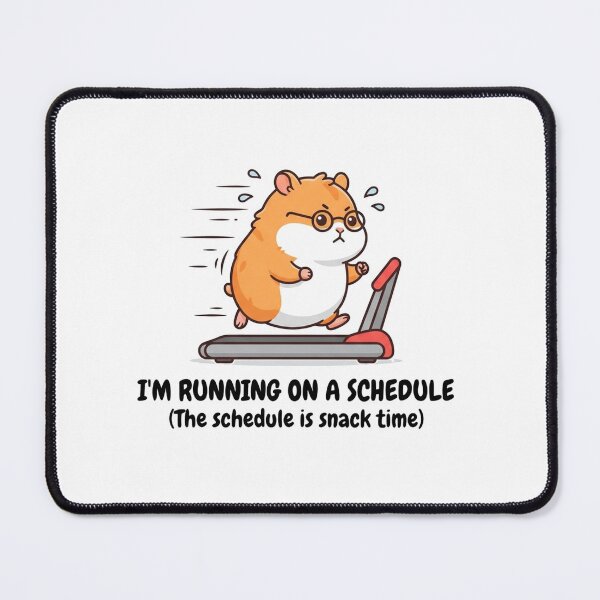 Item preview, Funny Hamster Running on a Treadmill designed and sold by Owcomm.