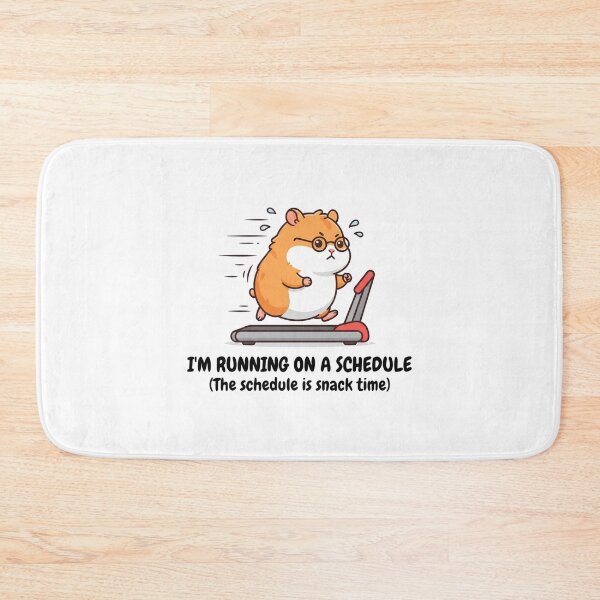 Item preview, Funny Hamster Running on a Treadmill designed and sold by Owcomm.