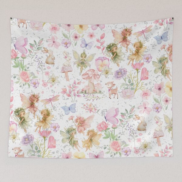 Item preview, Whimsical Fairies & Butterflies Fairycore Floral Art designed and sold by Zenna MT 1.