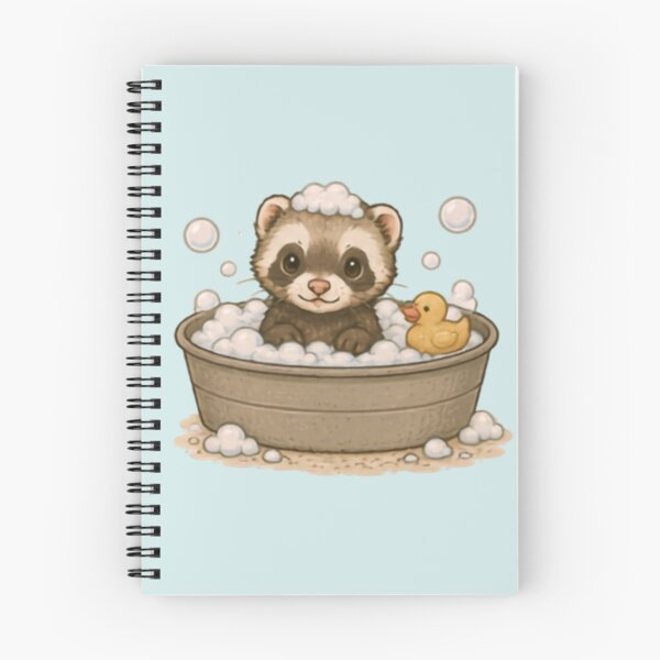 Item preview, Bubble bath Ferret designed and sold by MellowMunchkins.