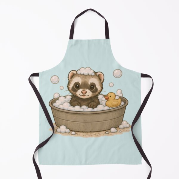 Item preview, Bubble bath Ferret designed and sold by MellowMunchkins.