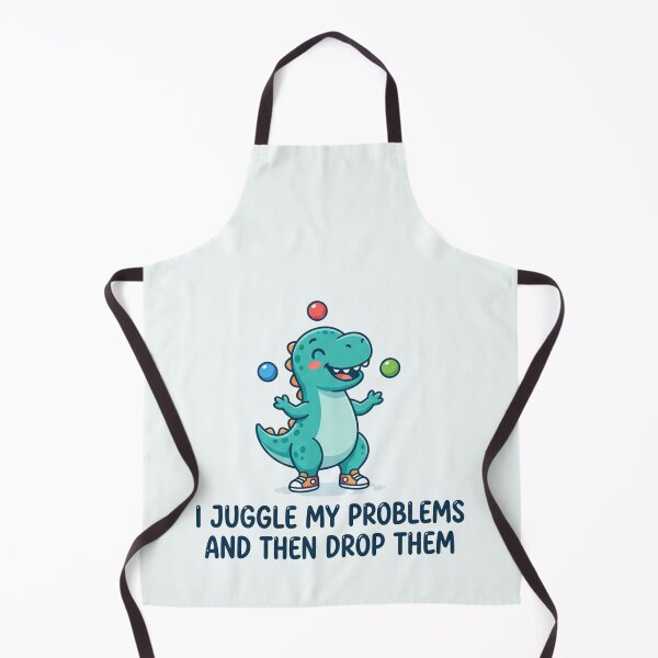 Item preview, Cute Dinosaur Juggling Funny Problems Graphic designed and sold by Owcomm.