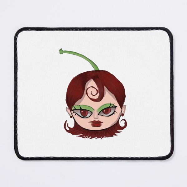 Item preview, Cherry Girl Cute Kawaii Cherry Aesthetic Portrait Girly Goth Digital Art designed and sold by BostuKorina.