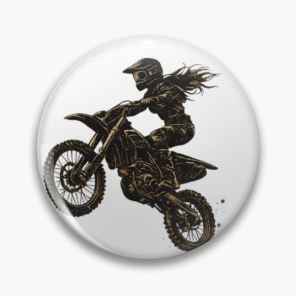 Item preview, silhoutte ladys dirtbike designed and sold by lakanarivas.