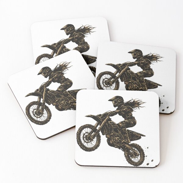 Item preview, silhoutte ladys dirtbike designed and sold by lakanarivas.