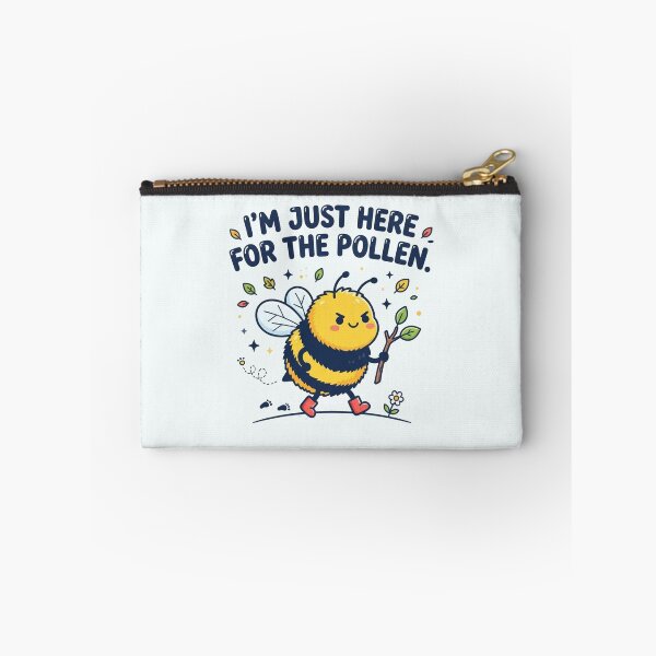 Item preview, Funny Cute Bee Here For The Pollen designed and sold by Owcomm.