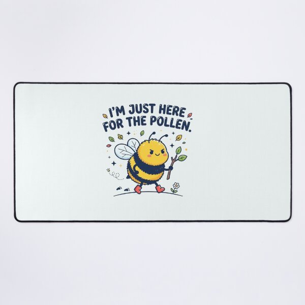 Item preview, Funny Cute Bee Here For The Pollen designed and sold by Owcomm.