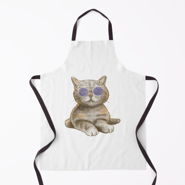 Item preview, Cool cat wearing glasses designed and sold by BostuKorina.