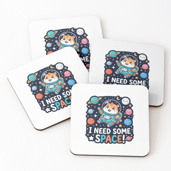 Item preview, Cute Hamster Astronaut In Outer Space designed and sold by Owcomm.