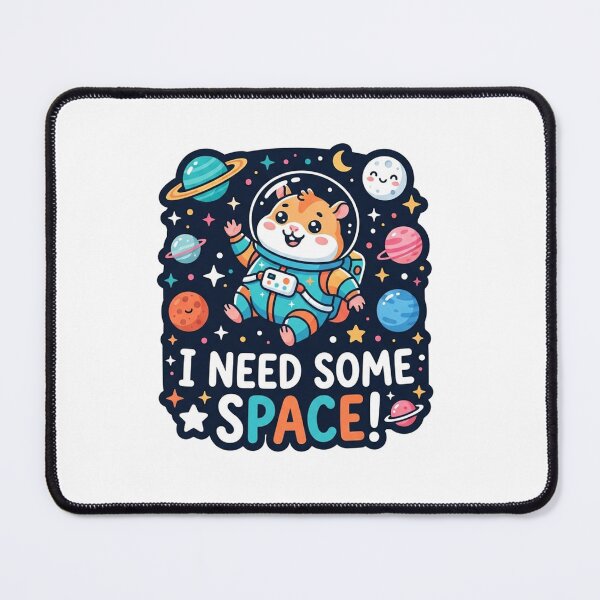 Item preview, Cute Hamster Astronaut In Outer Space designed and sold by Owcomm.