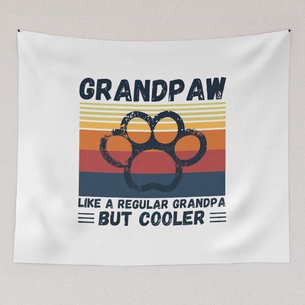 Item preview, Grandpaw Like A Regular Grandpa But Cooler Paw Print designed and sold by SoyLamderma.
