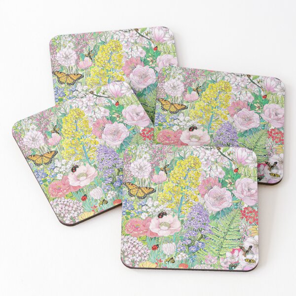 Item preview, Colorful Wildflower Garden Pattern designed and sold by HoloHugDesigns.