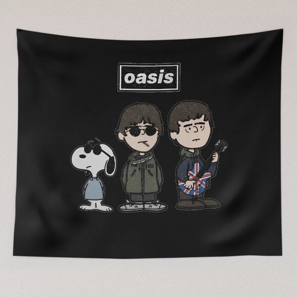 Item preview, OASIS Band Snoopy Funny Cartoons designed and sold by AkhiFaces.