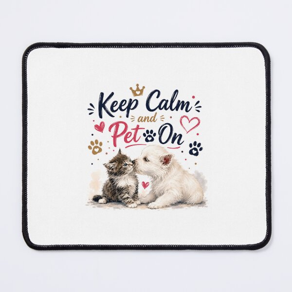 Item preview, Keep Calm and Pet On designed and sold by KrithigaArts.
