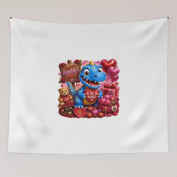 Item preview, Snappyzaurus Valentine's Day | Cute Dinosaur Stickers designed and sold by Collins Design.