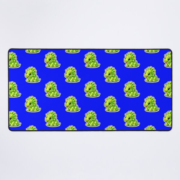 Item preview, Cute Green Baby Triceratops Kawaii Art designed and sold by OddGarage.