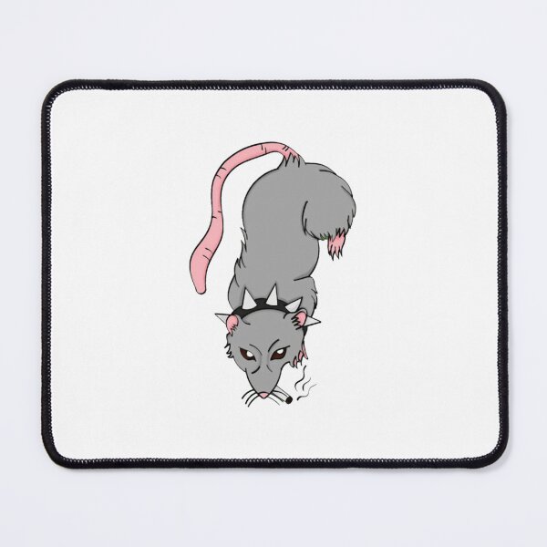 Item preview, punk rat smoking designed and sold by BostuKorina.