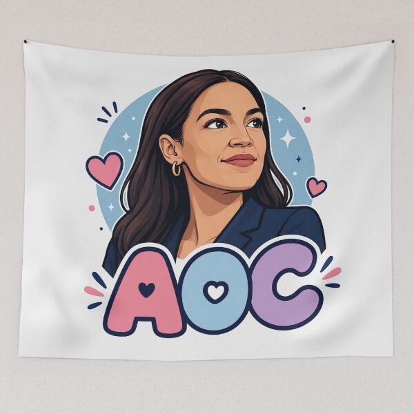 Item preview, AOC Bold Pop Art Portrait designed and sold by Owcomm.