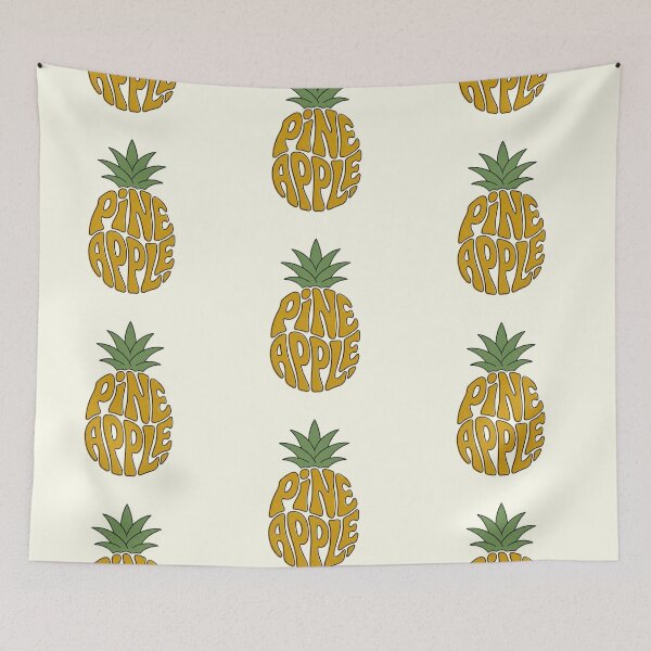 Item preview, Retro Pineapple , Groovy Summer Graphic , 70s Vintage Tropical, Aesthetic Fruit Typography, Beach Vacation designed and sold by iamadiii.