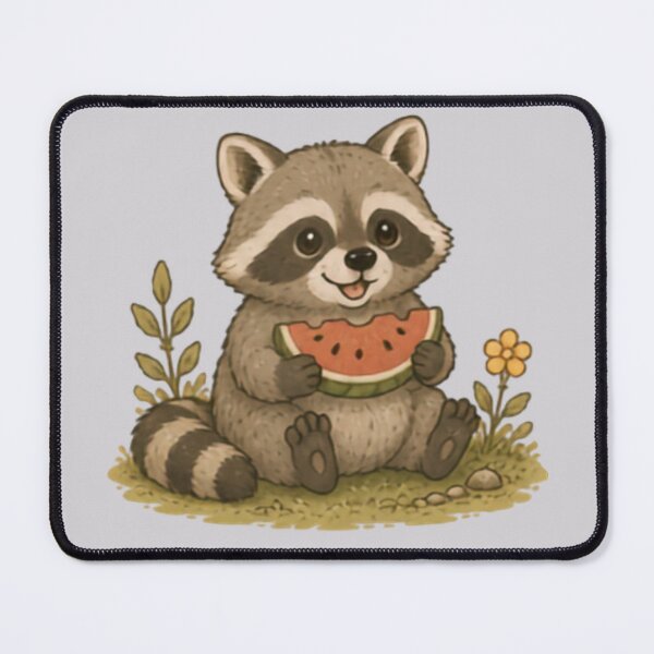 Item preview, Snack Time Raccon designed and sold by MellowMunchkins.