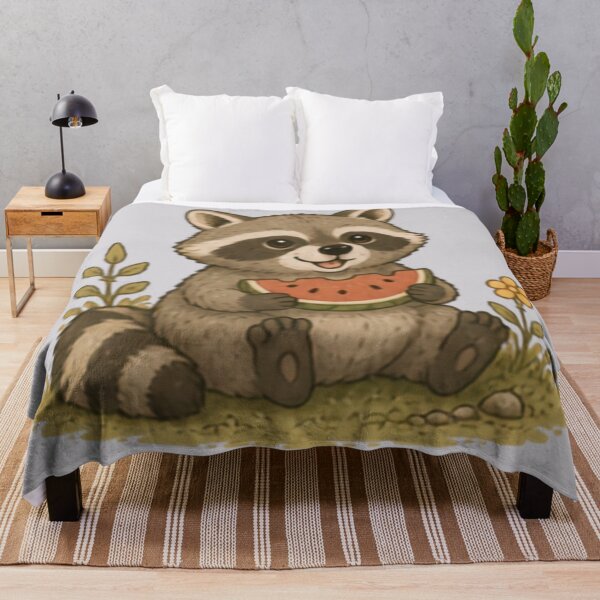 Item preview, Snack Time Raccon designed and sold by MellowMunchkins.