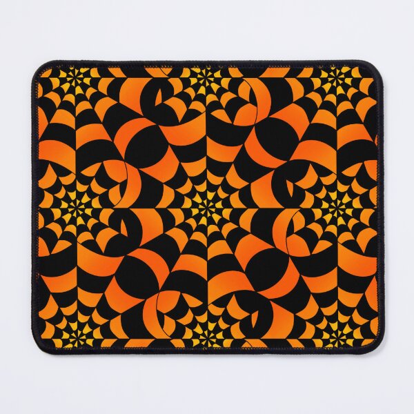 Item preview, Enchanted Web - Pumpkin Glow Spider Web Halloween Pattern designed and sold by BlackthornDsign.