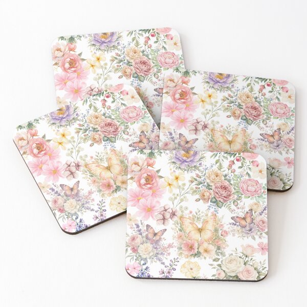 Item preview, Botanical Collage with Butterflies & Floral Ephemera designed and sold by Zenna MT 1.