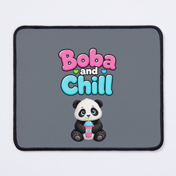 Item preview, Cute Panda Boba and Chill Bubble Tea Kawaii T-Shirt designed and sold by Aimetoi.