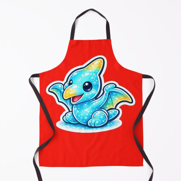 Item preview, Cute Blue Baby Pterodactyl Kawaii Art designed and sold by OddGarage.