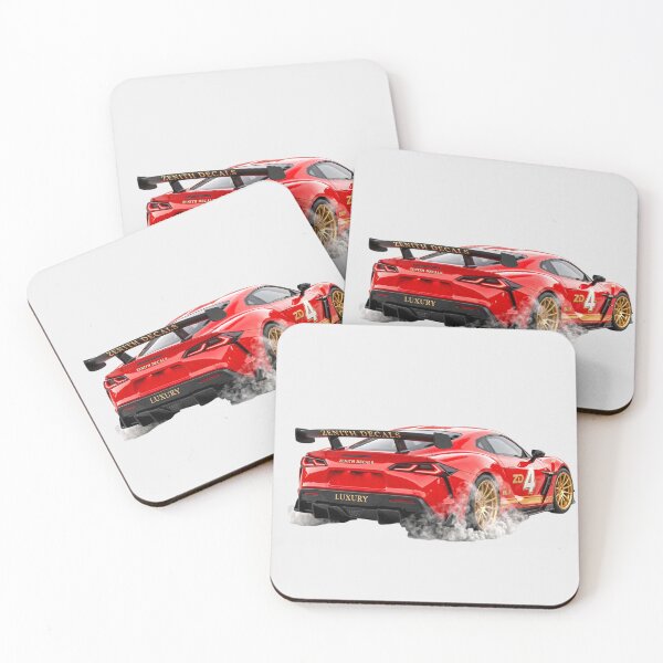 Item preview, Zenith Decals Luxury Red Supercar Drift Burnout Graphic Sticker designed and sold by zenithdecalco.