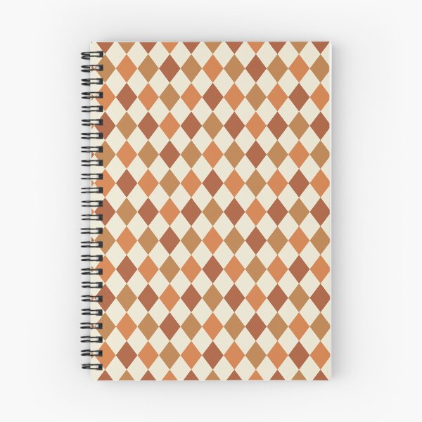 Item preview, Diamond Check Print 1 - Cinnamon Fall designed and sold by Daniel Bevis Design.
