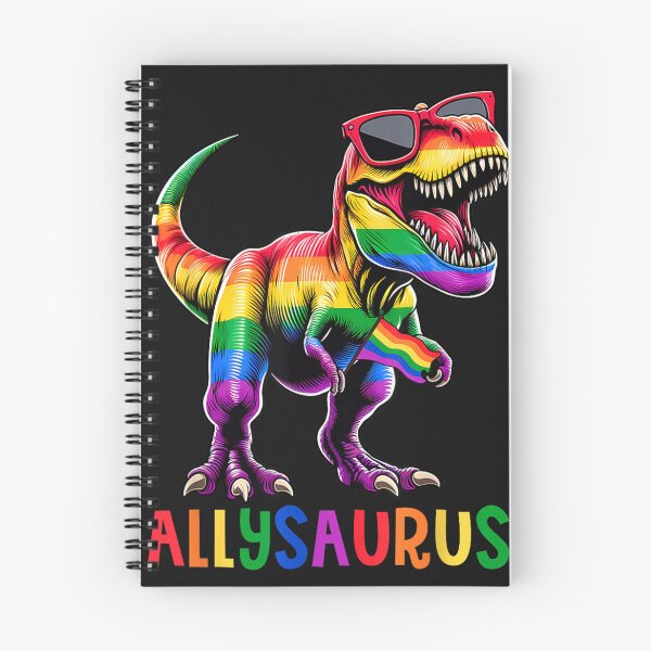 Item preview, Dinosaur Rainbow Flag Ally LGBT Allysaurus LGBT Pride designed and sold by DakotaButters.
