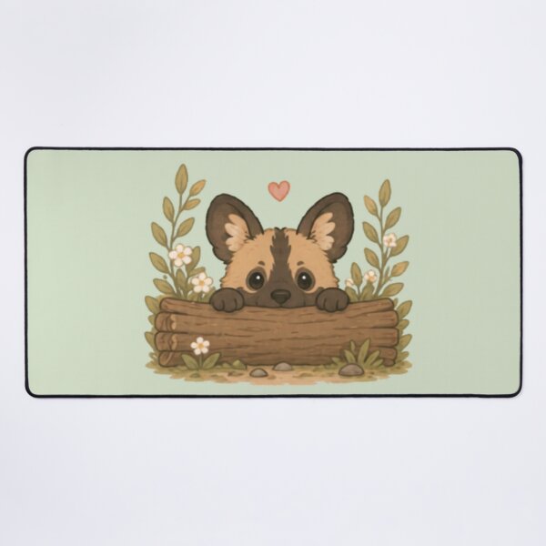 Item preview, Peekaboo African Wild Dog designed and sold by MellowMunchkins.