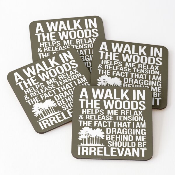 Item preview, A Walk in The Woods Helps Me Relax & Release Tension T-Shirt designed and sold by Colorfulman.