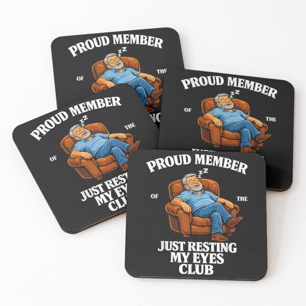 Item preview, Proud Member of Just Resting My Eyes Club Dad Father's Day designed and sold by DakotaButters.