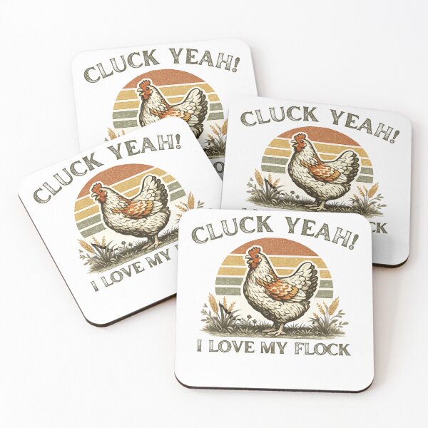 Item preview, Cluck Yeah I Love My Flock T-Shirt, Backyard Chicken Keeper Gift, Funny Hen Lover Graphic Tee designed and sold by OUICHA.