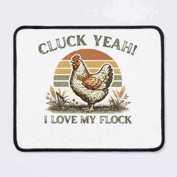 Item preview, Cluck Yeah I Love My Flock T-Shirt, Backyard Chicken Keeper Gift, Funny Hen Lover Graphic Tee designed and sold by OUICHA.