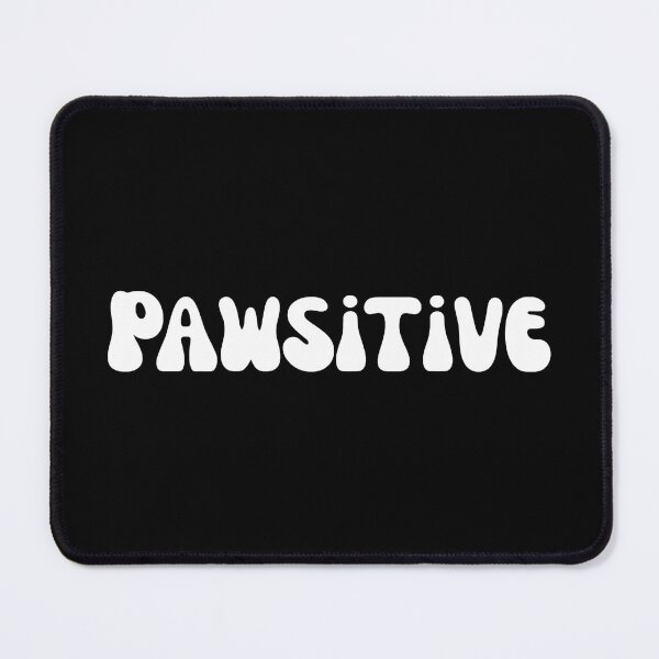Item preview, Pawsitive Retro Wavy Word Art designed and sold by SoyLamderma.