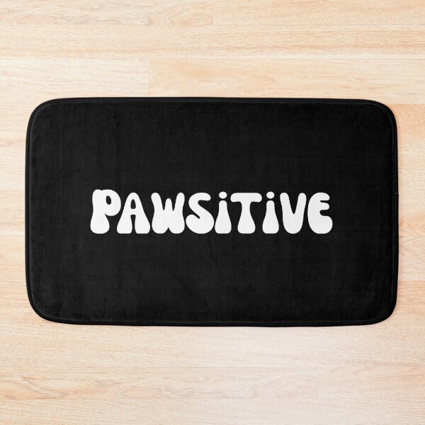 Item preview, Pawsitive Retro Wavy Word Art designed and sold by SoyLamderma.