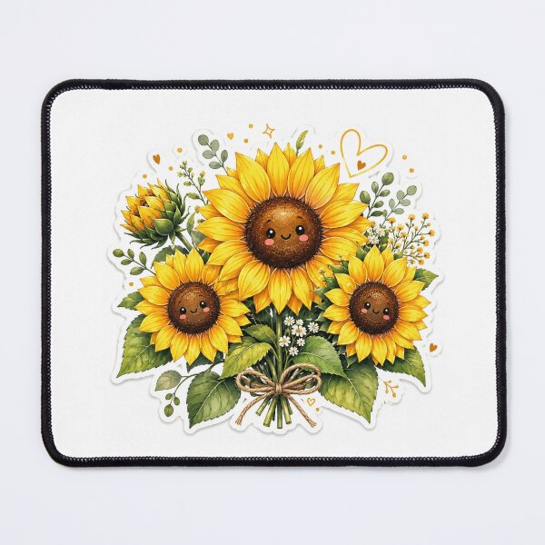 Item preview, Vibrant Sunflower Floral Bouquet designed and sold by ThilankaDesign.
