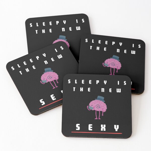 Item preview, Sleepy Is The New Sexy Funny Introvert Quote designed and sold by Mircea786.